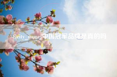 襄阳中国冠军品牌是真的吗