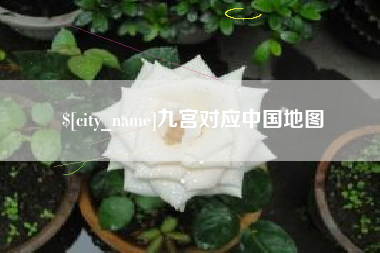 襄阳九宫对应中国地图