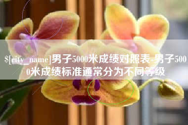 襄阳男子5000米成绩对照表-男子5000米成绩标准通常分为不同等级