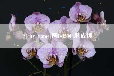 襄阳国内5000米成绩