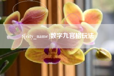 襄阳数字九宫格玩法