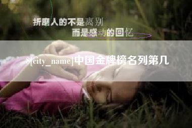 襄阳中国金牌榜名列第几