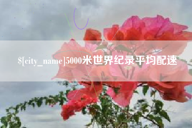 襄阳5000米世界纪录平均配速