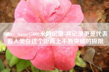 襄阳5000米的记录-其记录更是代表着人类在这个距离上不断突破的极限