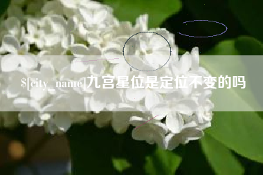 襄阳九宫星位是定位不变的吗