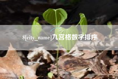 襄阳九宫格数字排序