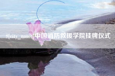 襄阳中国消防救援学院挂牌仪式