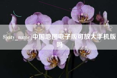 襄阳中国地图电子版可放大手机版吗