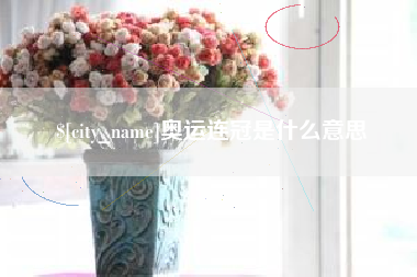 襄阳奥运连冠是什么意思
